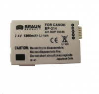 Braun akumulátor CANON BP-2L5, BP-2L14, 1500mAh