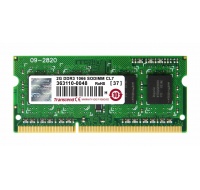 SODIMM DDR3 2GB 1066MHz TRANSCEND 1Rx8 CL7