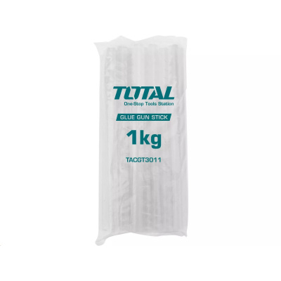 Total TACGT3011 Tyčinky tavné transparentní, 1kg, průměr 11,2mm, délka 30cm