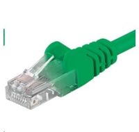 PREMIUMCORD Patch kábel UTP RJ45-RJ45 CAT5e 1.5 m zelená