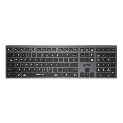 A4tech FBX50C, bezdrátová kancelářská klávesnice, šedá