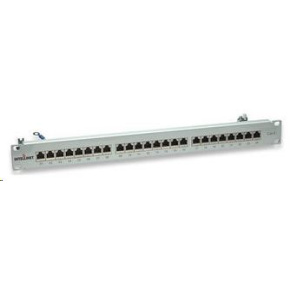 Intellinet Patch panel 24 portov Cat6, tienený STP, sivý