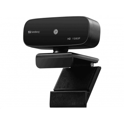 Webová kamera Sandberg USB s automatickým zaostrovaním 1080p, čierna