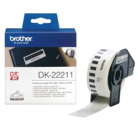 BROTHER DK-22211 biela fólia 29 mm x 15,24 m