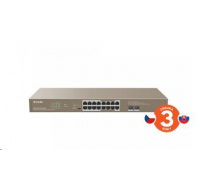 Tenda TEG1118P-16-250W PoE AT Gigabitový switch 230W