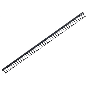 TRITON vertikální vyvazovací panel 22U, jednořadý, pro rozvaděče šířky 600/800mm z řady RMA, RZA, RDA, RTA, RYA, černý