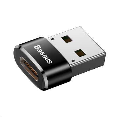 Adaptér Baseus USB samec na USB-C samica 5A, čierny