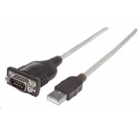 MANHATTAN prevodník USB na sériový port (čip Prolific PL-2303HXD, 45 cm)