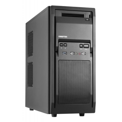 Skriňa CHIEFTEC Libra Series/Miditower, LF-02B-OP, čierna, USB 3.0, žiadny zdroj