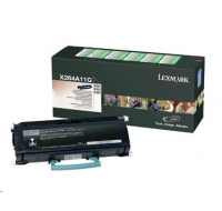 Čierny toner LEXMARK pre X264, X363, X364 (3 500 strán)