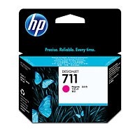 HP 711 Magenta DJ Ink Cart, 29 ml, CZ131A