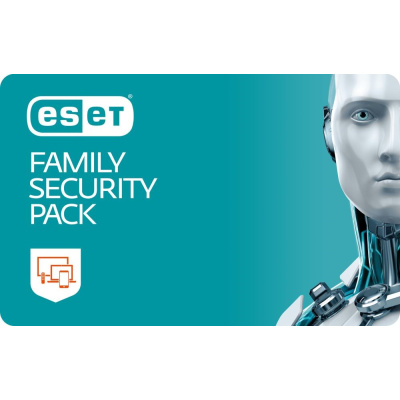 ESET Family Security Pack pre  9 zariadenia, predĺženie licencie na 2 roky