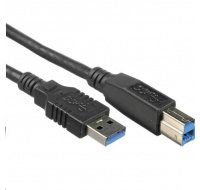 Kábel USB PREMIUMCORD 3.0, Super-speed 5Gbps A-B, 9pin, 3m