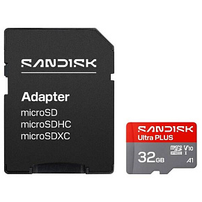 Sandisk Ultra PLUS micro SDXC karta 32GB UHS-I,V10, U1, C10, (130MB/s) Sandisk Ultra PLUS micro SDXC karta 32GB UHS-I,V10, U1, C10, (130MB/s)