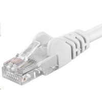 PREMIUMCORD Patch kábel UTP RJ45-RJ45 CAT5e 3m biely