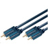 Kábel ClickTronic HQ OFC 2x Cinch - 2x Cinch RCA, M/M, 1 m