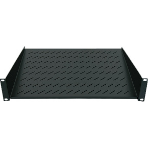 Intellinet Rack Shelf 19", pevná polica, 1U, hĺbka 150 mm, predná montáž, max. zaťaženie 25 kg, čierna