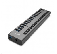 iTec USB 3.0 Nabíjací HUB 16port + napájací adaptér 90 W