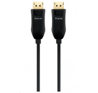 PREMIUMCORD Optický DisplayPort 1.4 pripojovací kábel M/M, pozlátený konektor. 30m