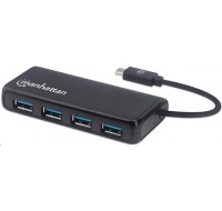 MANHATTAN USB-C Hub 4-portový USB 3.2 Gen 1 Hub