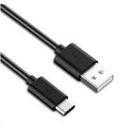 Kábel USB PREMIUMCORD 3.1 C/M - USB 2.0 A/M, rýchlonabíjací prúd 3A, 1m, čierna