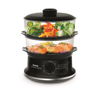 Tefal Convenient VC140131 parní hrnec, 900 W, 6 l, miska na rýži, černá