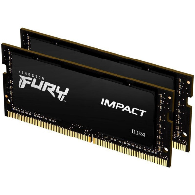 SODIMM DDR4 64GB 2666MHz CL16 (sada 2 ks) KINGSTON FURY Impact
