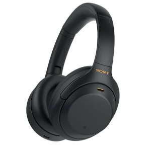 BAZAR - Sony bezdrátová sluchátka WH-1000XM4, EU, černá - Po opravě (Náhradní krabice)