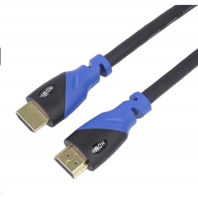 Kábel PREMIUMCORD HDMI na Ultra HDTV, 0.5 m (farba, pozlátené konektory)