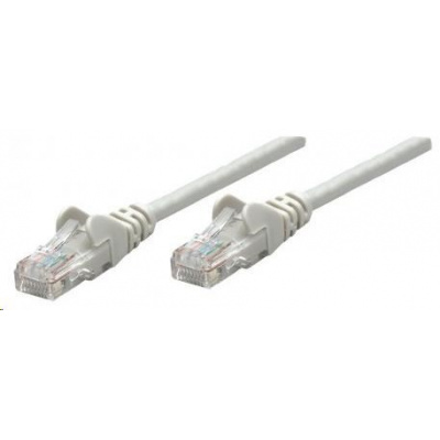 Patch kábel Intellinet, Cat6 Certified, CU, UTP, PVC, RJ45, 2 m, sivý