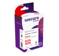 WECARE ARMOR kazeta pre CANON iP 4850 Set black/black+C+M+Y+K (PGI-525+CLI-526B/C/M/Y) 1x20ml/ 4x10,5ml