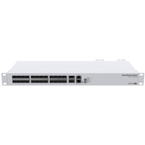 BAZAR - MikroTik Cloud Router Switch CRS326-24S+2Q+RM, 650MHz CPU, 64MB, 1x10/100, 24x10G, 2x40G, USB vč. L5 - Po opravě