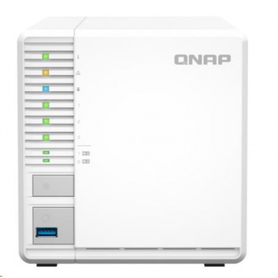QNAP TS-364-4G (Celeron N5101/N5095/4-jadrový/2.9 GHz/4GB/3xSATA/1x2.5GbE/3xUSB/HDMI)