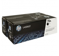 HP 78A Black 2-pack LJ Toner Cart, CE278AD (2,100 / 2,100 pages)