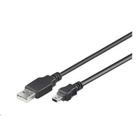 Kábel USB PREMIUMCORD 2.0 Kábel A-Mini B (5pin) 0,2 m