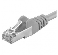 PREMIUMCORD Patch kábel CAT.6 F/UTP, RJ45-RJ45, AWG 26 3 m sivá