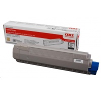 Čierny toner OKI pre C810/C830<>br> <b>Kapacita:</b> 8 000 str. pri 5 % pokrytí.