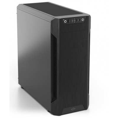 SilentiumPC skříň MidT Armis AR7 Black / 2x USB 3.0 / 3x 120mm fan / černá