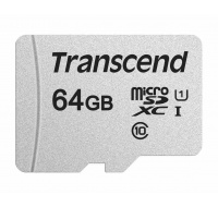 Karta TRANSCEND MicroSDXC 64GB 300S, UHS-I U1, bez adaptéra