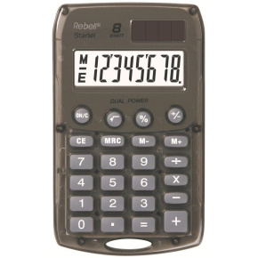 REBELL kalkulačka - StarletS BX - šedá REBELL kalkulačka - StarletS BX - šedá