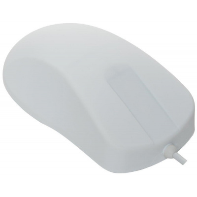 Myš CHERRY AK-PMH1, drôtová, USB, optická, biela, umývateľná / dezinfikovateľná