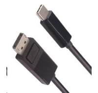 Kábel PremiumCord USB-C samec na DP1.4 8K DisplayPort samec 2m