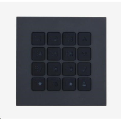 Dahua VTO4202FB-MK, IP dveřní stanice, modulární, podsvícená číselná klávesnice, černá