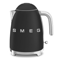 Smeg KLF03BLMEU, rychlovarná konvice, 1,7 l, (7 šálků), 2400 W, styl 50. let, matná černá