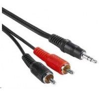 Kábel PremiumCord Jack 3,5 mm-2xCINCH M/M 15 m