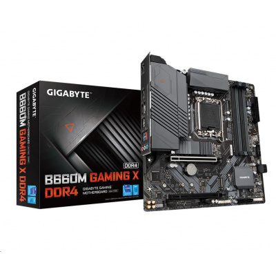GIGABYTE MB Sc LGA1700 B660M GAMING X DDR4, Intel B660, 4xDDR4, 1xDP, 1xHDMI, mATX