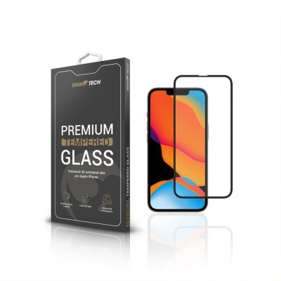 RhinoTech Tvrdené 3D ochranné sklo pre iPhone 13 Pro Max / 14 Plus 6.7''