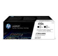 HP 410X 2-pack High Yield Black Original LaserJet Toner Cartridges (CF410XD) (6,500 / 6,500 pages)