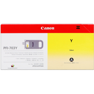 Atramentová kazeta Canon PFI-703, žltá