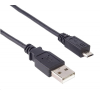 Kábel USB PREMIUMCORD 2.0 Prepojenie A-Micro B. 2 m (čierna)